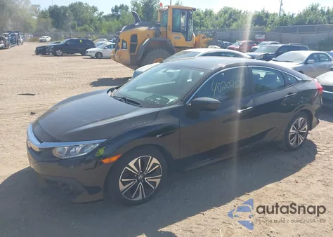 2017 Honda Civic Ex-T из США, поврежденный, VIN 19XFC1E35HE005594